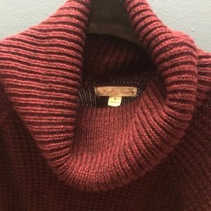 Burgundy Long Sleeve Sweater Petite